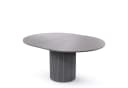 WOODMAN Esstisch Toscana Grau Rund Ausziehbar Bild 1
