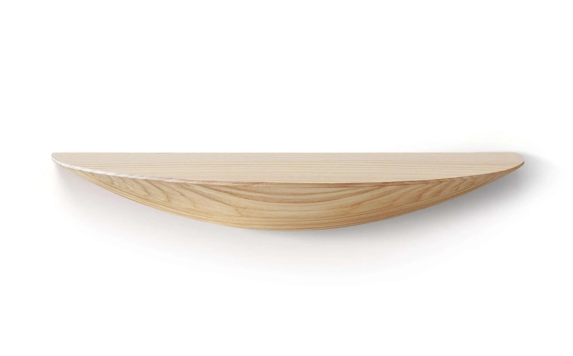 Wandregal HOME AFFAIRE Drop Eichefarben Massivholz