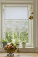 HOSSNER - ART OF HOME DECO Scheibengardine 35x45 cm, Blickdicht, Baumwolle, Handgehäkelt Bild 2