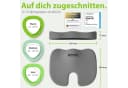 feela Sitzkissen Orthopädisch Grau Memory-Schaum Ergonomisch Bild 4