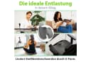 feela Sitzkissen Orthopädisch Grau Memory-Schaum Ergonomisch Bild 5