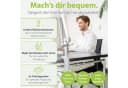 feela Sitzkissen Orthopädisches Keilkissen Schwarz Memory-Schaum Bild 1
