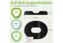 feela Sitzkissen Orthopädischer Sitzring Schwarz Memory Foam Bild 4