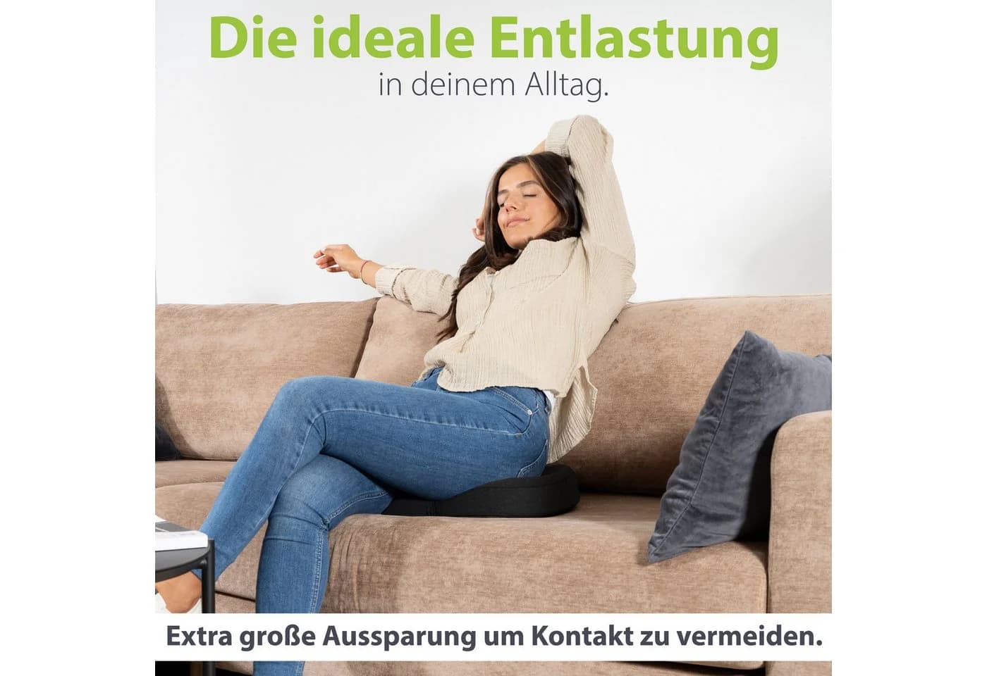 feela Sitzkissen Orthopädischer Sitzring Hämorrhoiden - Bild 5