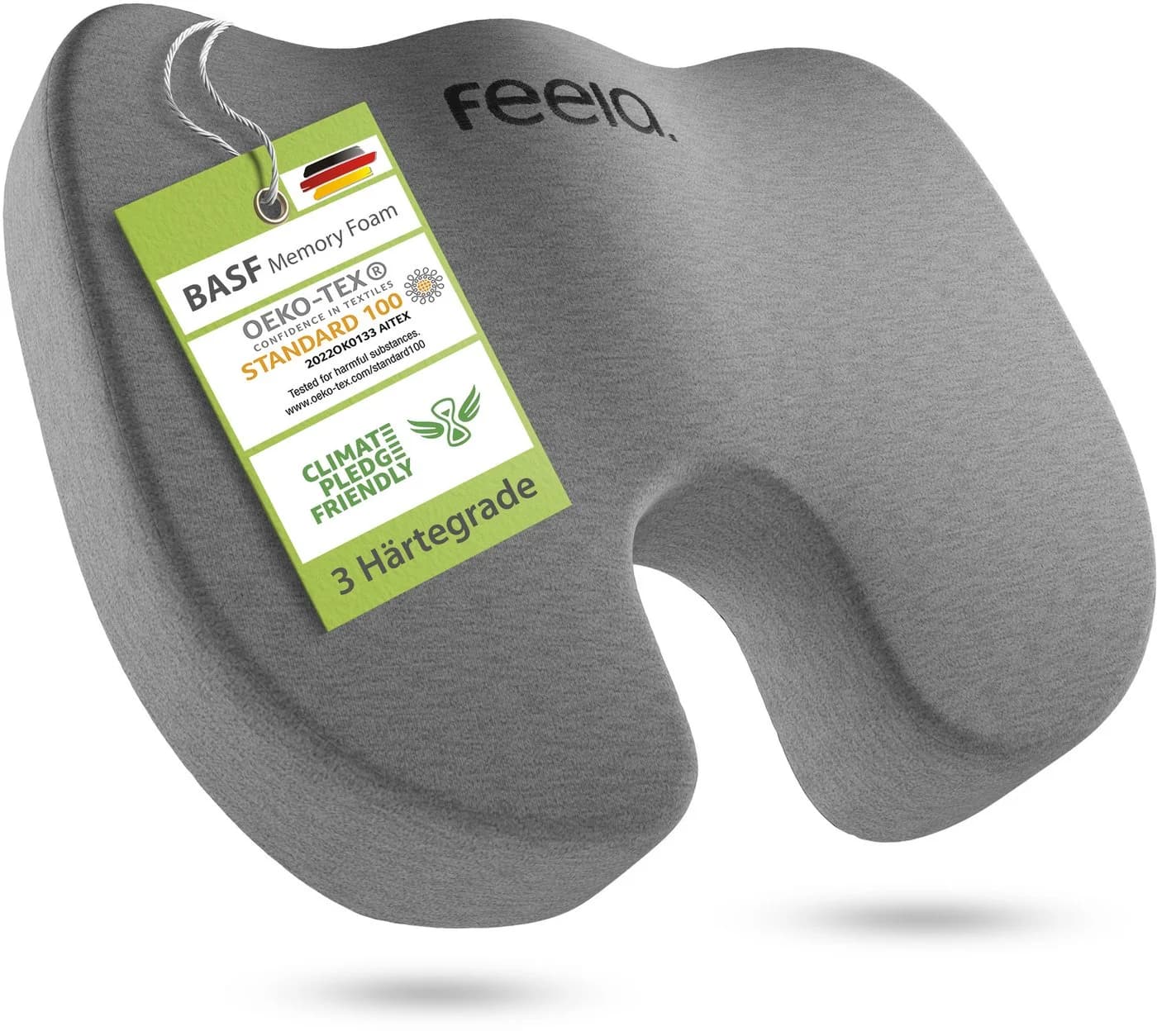 feela Sitzkissen Orthopädisches Auto-Sitzkissen – Entlastet Rücken & Steißbein - Bild 2