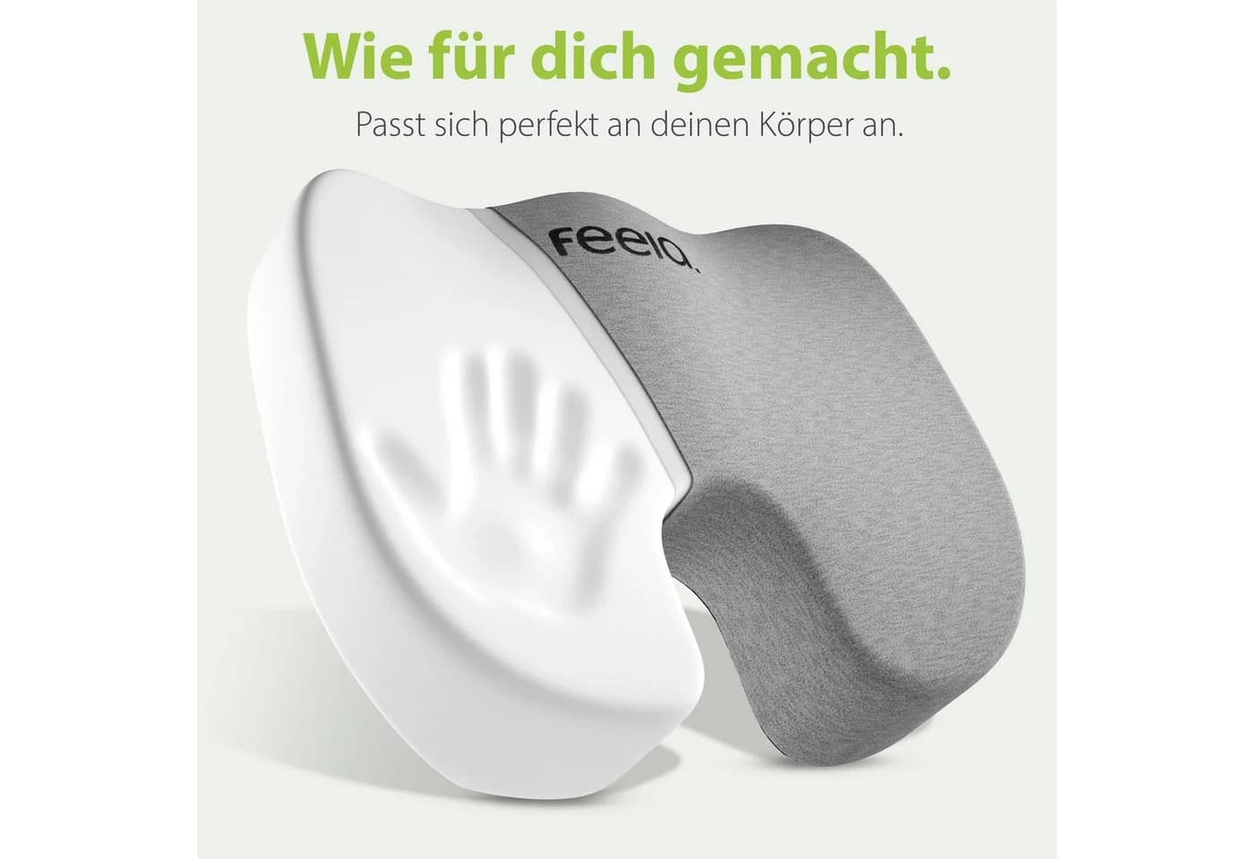 feela Sitzkissen Orthopädisches Auto-Sitzkissen – Entlastet Rücken & Steißbein - Bild 3