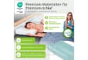 feela Nackenstützkissen Orthopädisches Kopfkissen Weiß Memory-Schaum Bild 5