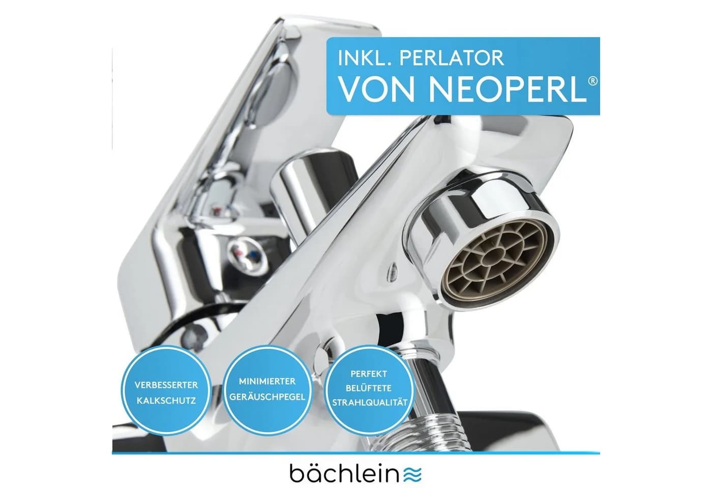 Bächlein Badarmatur Badewannenarmatur Orlias Chrom - Bild 3