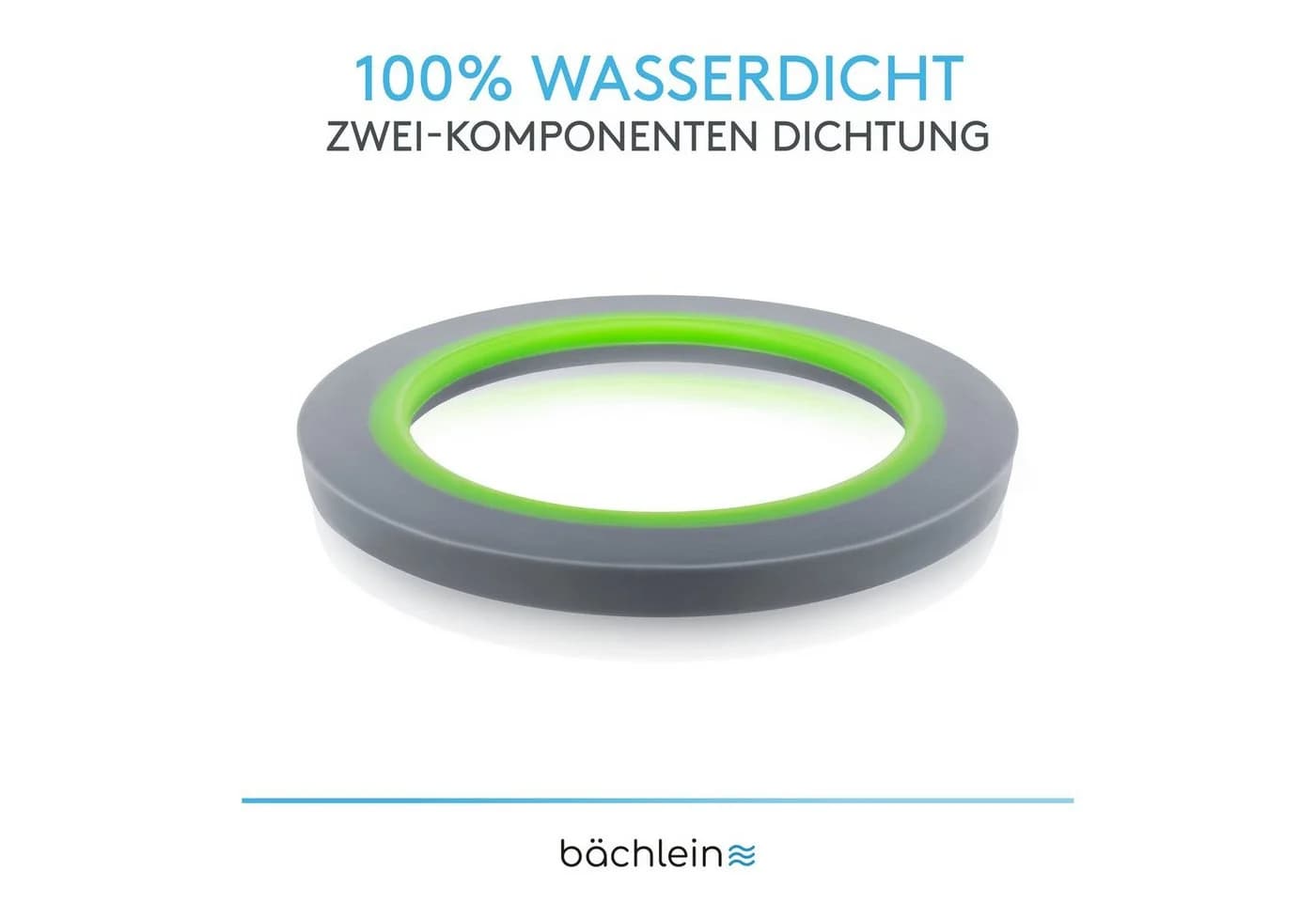 Bächlein Flexibler Ablaufschlauch für Bad, ausziehbar 320-800mm mit Clip - Bild 4
