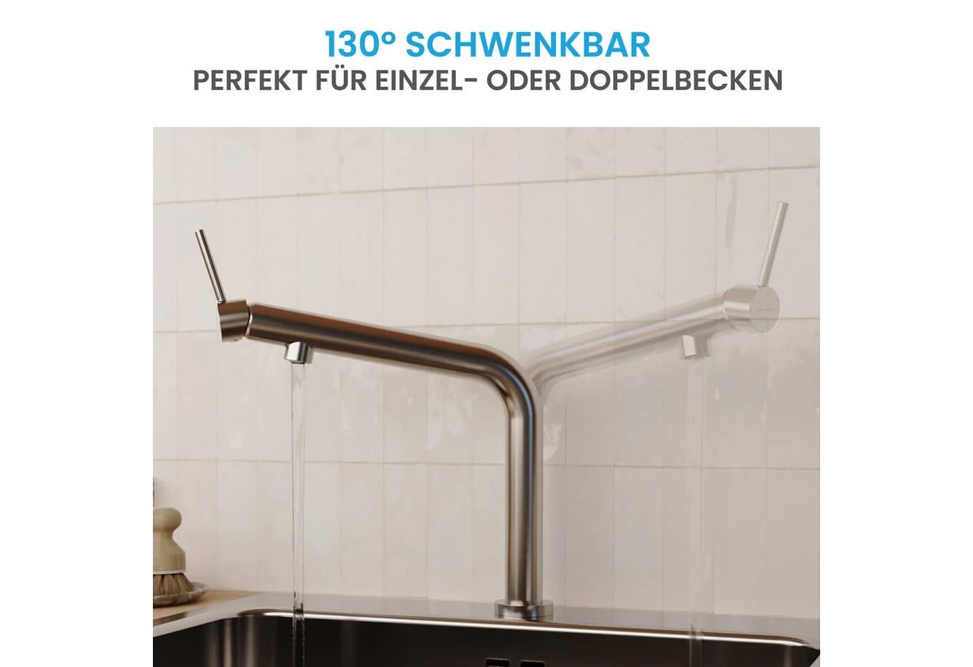 Bächlein Küchenarmatur Boyano Chrom Einhebel - Bild 4