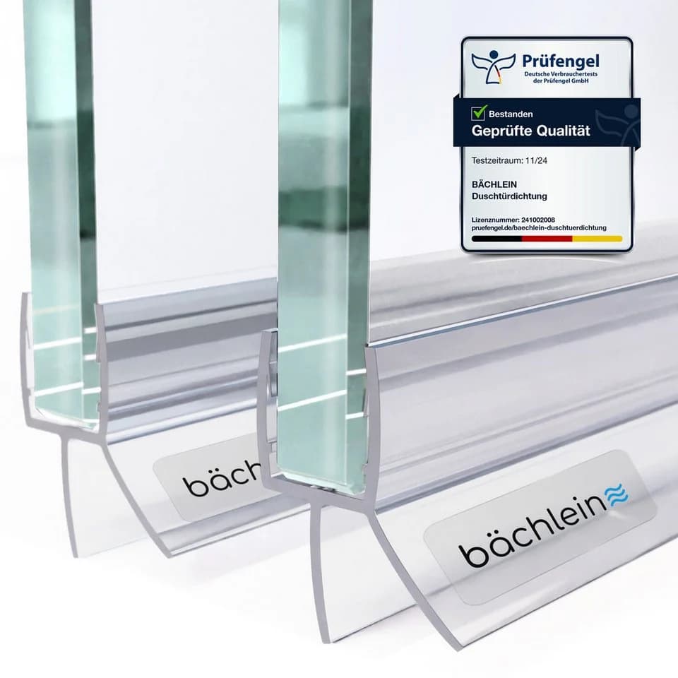 Bächlein Duschdichtung Duschtürdichtung Transparent 8-10 mm Glas - Bild 2
