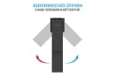 Bächlein Badarmatur Imatra Schwarz-matt Minimalistischer Wasserhahn Bild 3