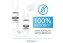 Bächlein Siphon flexibel für Küchenspüle, Made in Germany Bild 1