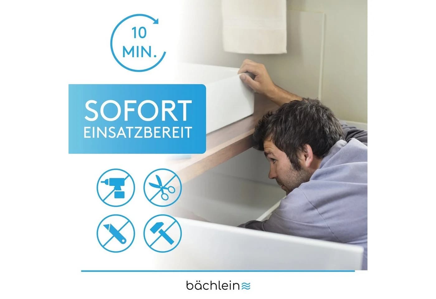 Bächlein Siphon flexibel für Küchenspüle, Made in Germany - Bild 3