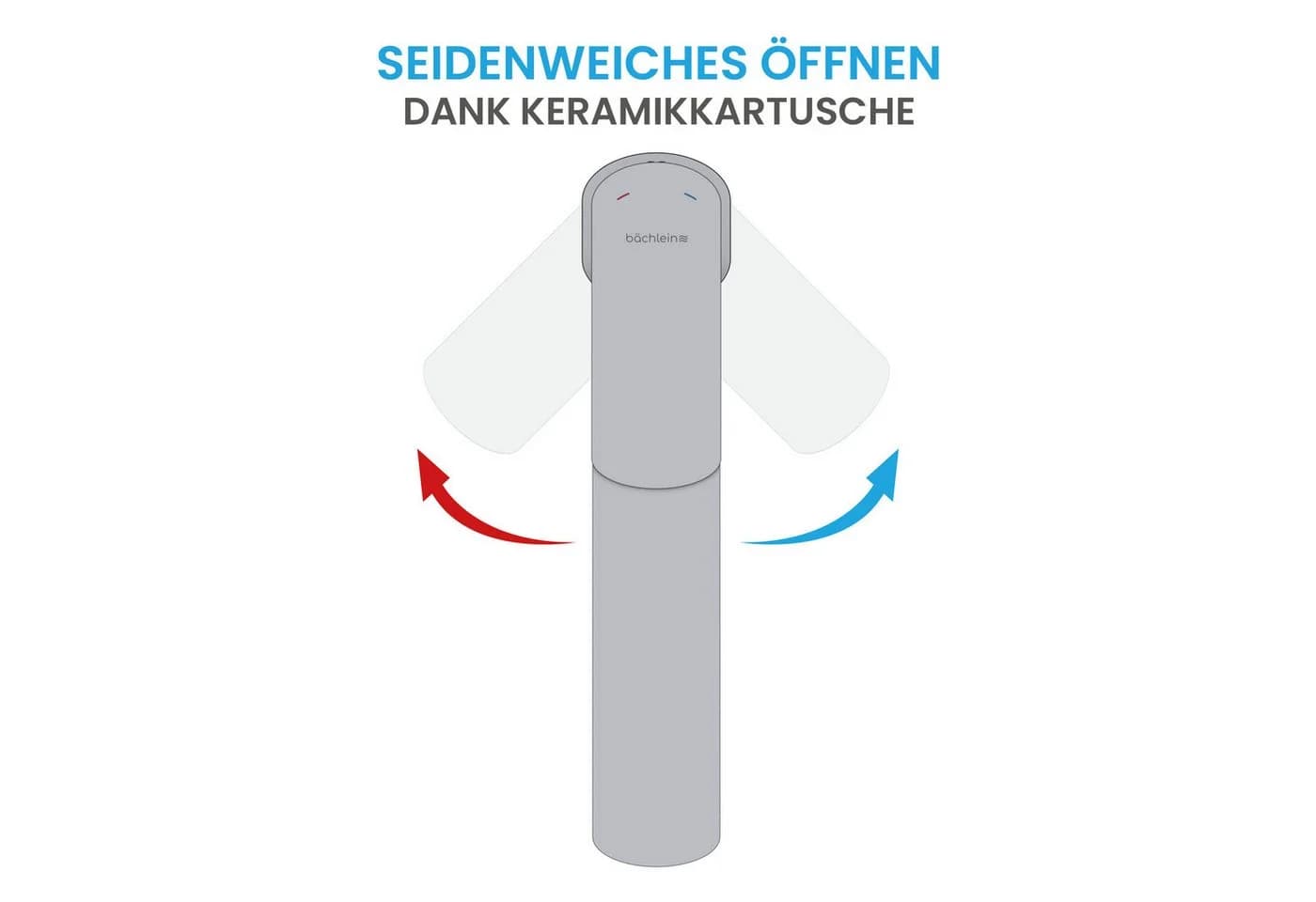 Bächlein Badarmatur Mizarela hoch - klassisches Design - ideal für Aufsatzwaschbecken - Bild 3