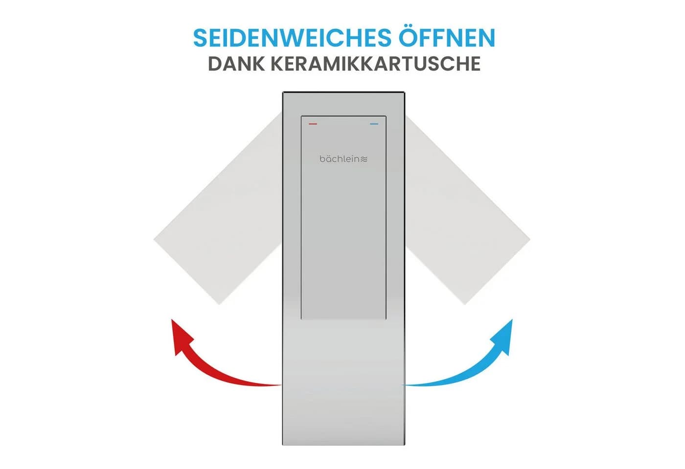 Bächlein Badarmatur Tamina Chrom Wasserfalloptik - Bild 3