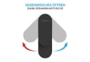 Bächlein Badarmatur Keila Schwarz Minimalistisches Design Waschtischarmatur Bild 3