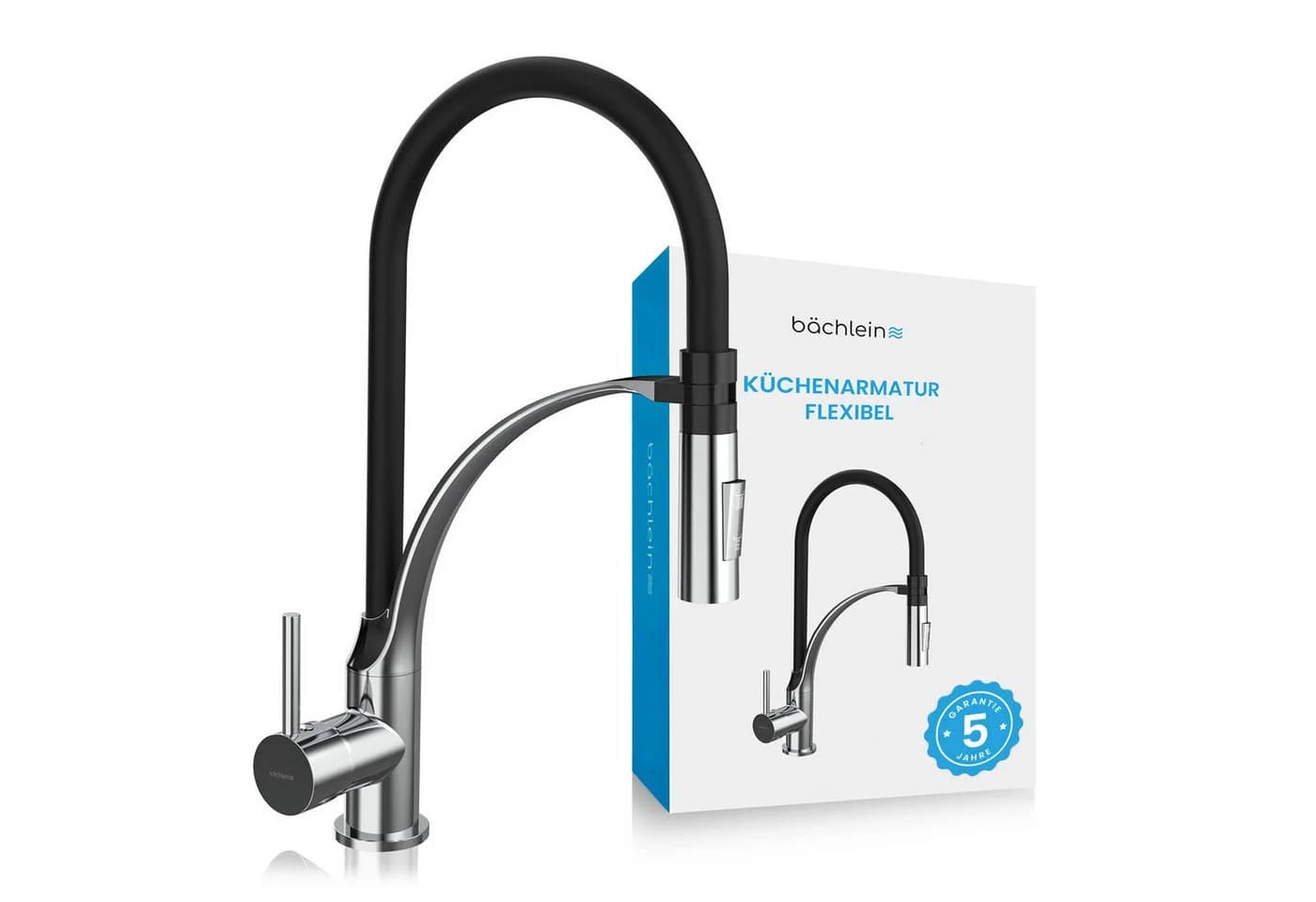 Bächlein Küchenarmatur Assaranco - Flexibler Küchen Wasserhahn mit Magnetischer Halterung - Bild 2