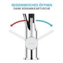 Bächlein Küchenarmatur Assaranco - Flexibler Küchen Wasserhahn mit Magnetischer Halterung Bild 3