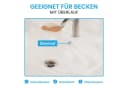 Bächlein Ablaufgarnitur Pop Up mit Überlauf - Werkzeugloser Einbau Bild 5