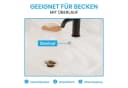 Bächlein Ablaufgarnitur Pop Up Gold Werkzeugloser Einbau Bild 5