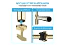 Bächlein Siphon Goldfarben 304 Edelstahl Universeller Waschbeckenablauf Bild 5