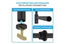 Bächlein Siphon Eleganter Waschbeckenablauf Matt Schwarz Bild 5