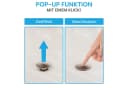 Bächlein Ablaufgarnitur Waschbeckenabfluss Pop-Up Click-Clack Funktion Bild 1