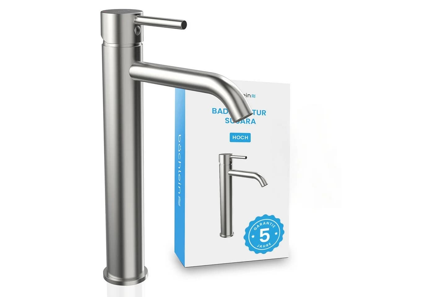 Bächlein Susara Badarmatur Wasserhahn Edelstahl Modern - Bild 2