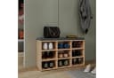 KOMTO Schuhbank Sofia 80x50x30 cm Sonoma Eiche Bild 1