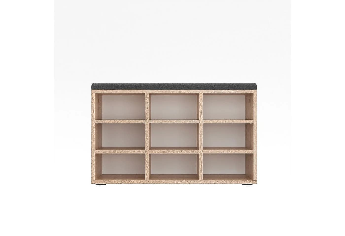 KOMTO Schuhbank Sofia 80x50x30 cm Sonoma Eiche - Bild 5