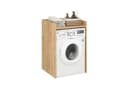KOMTO Waschmaschinenumbauschrank Mozi Waschmaschine Schrank Weiß Bild 2