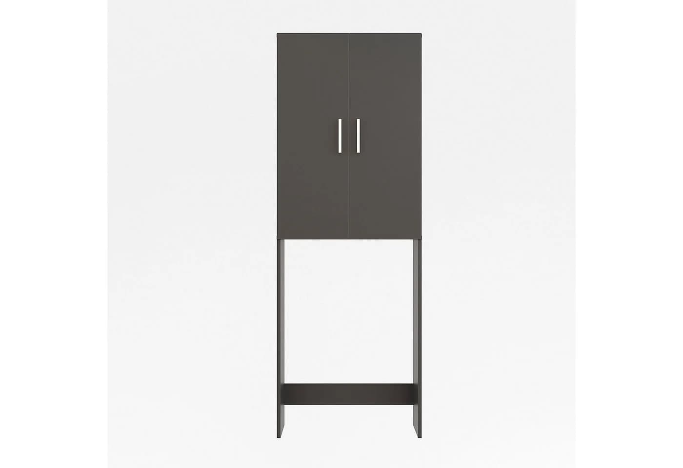 KOMTO Waschmaschinenschrank Weiß 2 Türen Hochschrank - Bild 5