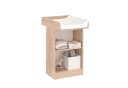 KOMTO Wickelkommode Weiß Wickeltisch Schmal Baby Kommode Wickelaufsatz Bild 5