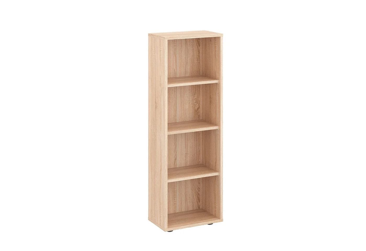 KOMTO Bücherregal Lumo 40 cm Weiß Standregal mit 3-6 Ebenen - Bild 2