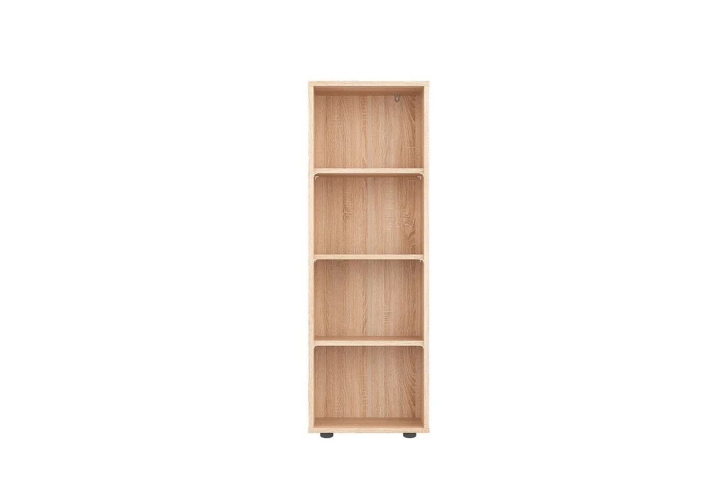 KOMTO Bücherregal Lumo 40 cm Weiß Standregal mit 3-6 Ebenen - Bild 5