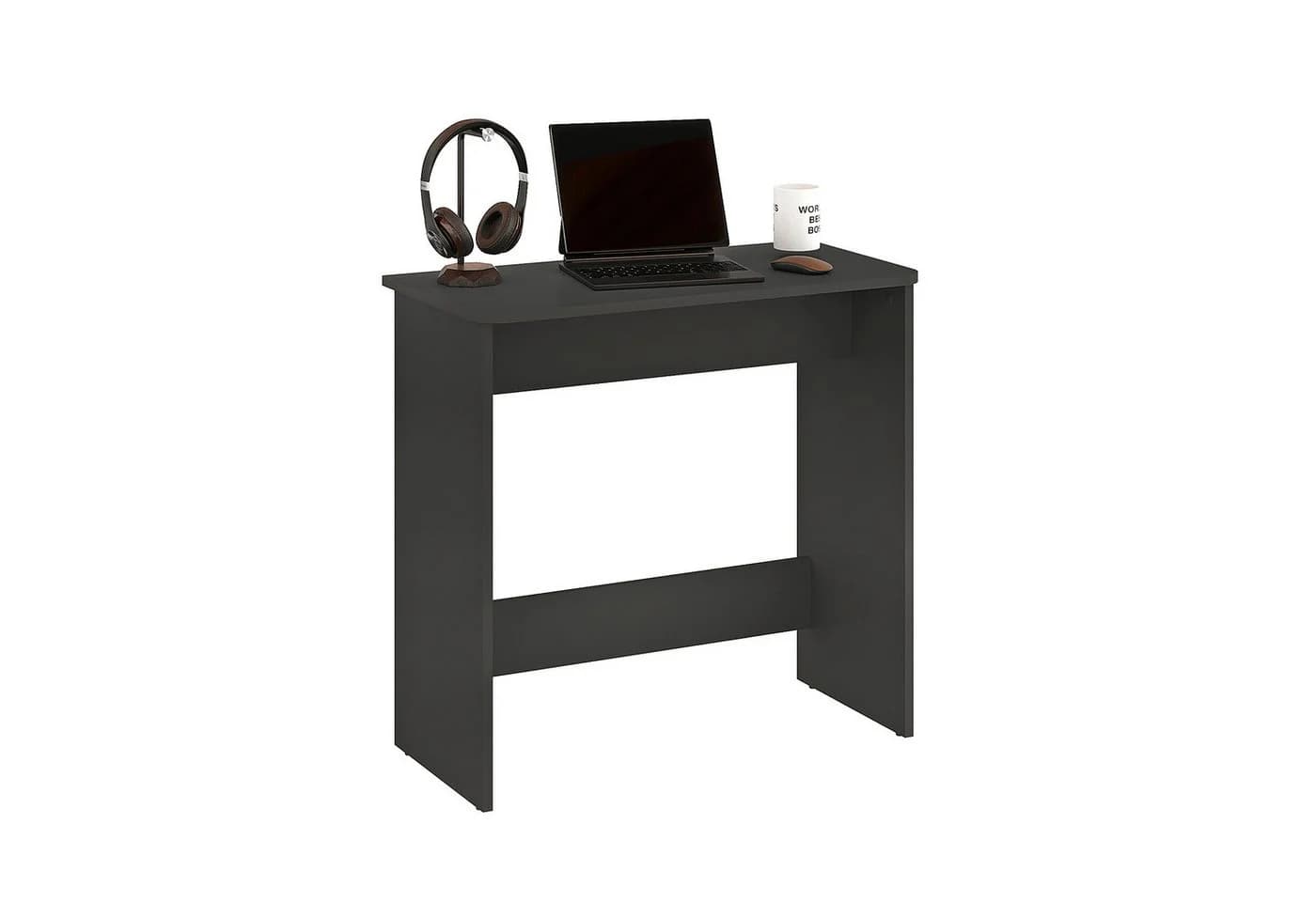 KOMTO Schreibtisch Zipp Anthrazit Kompakter PC Tisch - Bild 5
