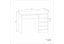KOMTO Schreibtisch PLIO 110x53x78,5 cm Bild 4