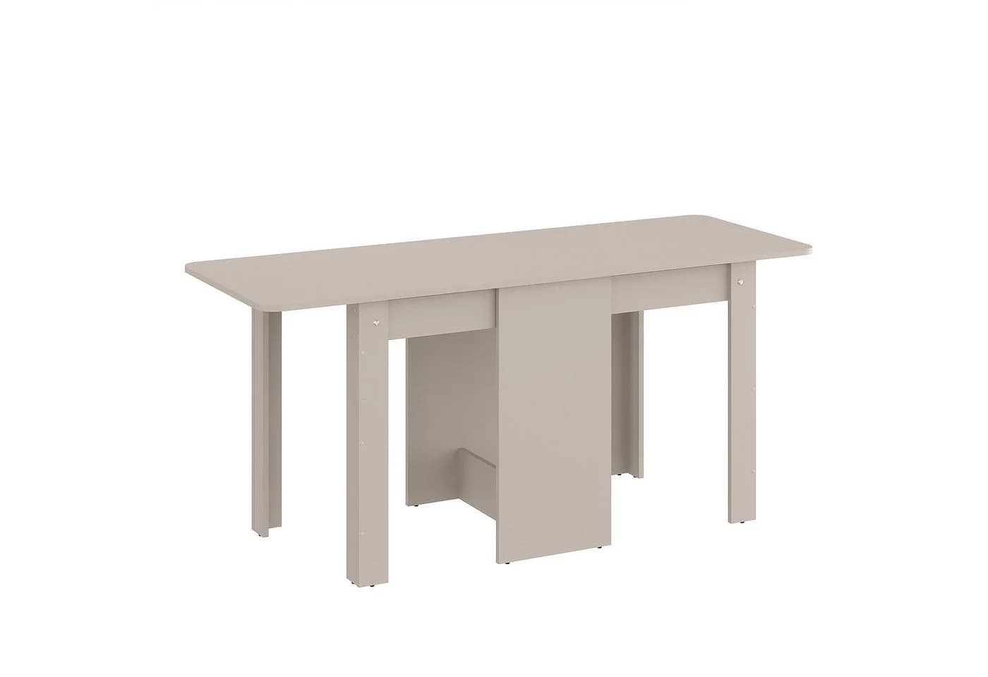 KOMTO Klappbarer Esstisch MOVA Beige Modern - Bild 2