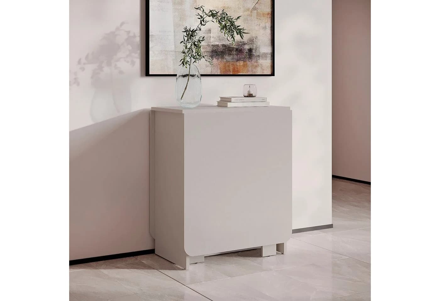 KOMTO Klappbarer Esstisch MOVA Beige Modern - Bild 3