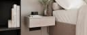 KOMTO Wandregal mit Schublade Monaco Beige Hängend Bild 2