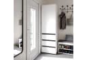 KOMTO Garderobenschrank CUBE Weiß Modern Mit Schubladen Bild 1