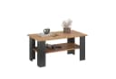 KOMTO Couchtisch Vienna Modern Spanplatte Honing Eiche Anthrazit Bild 5
