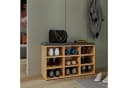 KOMTO Schuhbank Sofia 80x50x30 cm Honig Eiche Bild 1