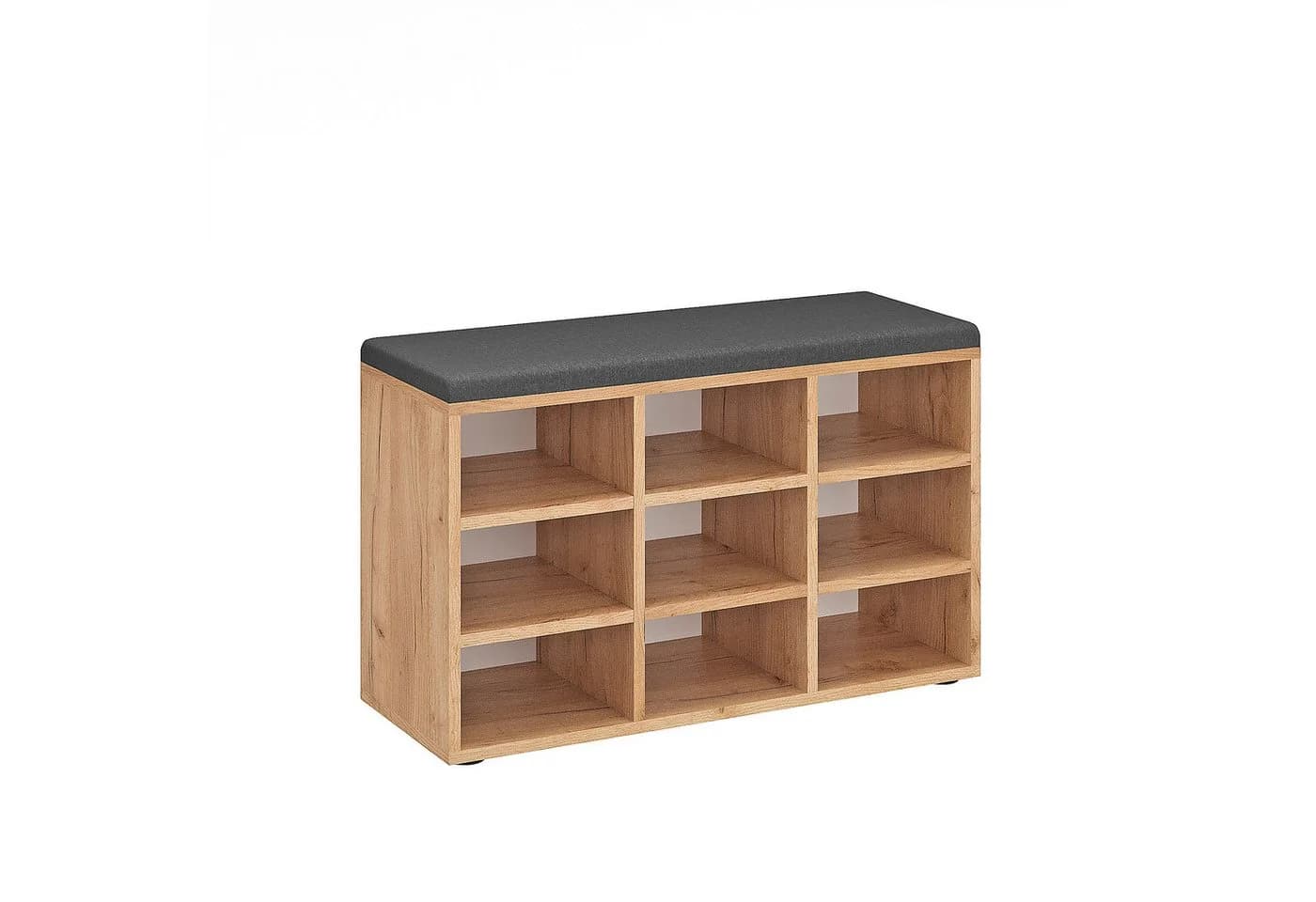 KOMTO Schuhbank Sofia 80x50x30 cm Honig Eiche - Bild 2