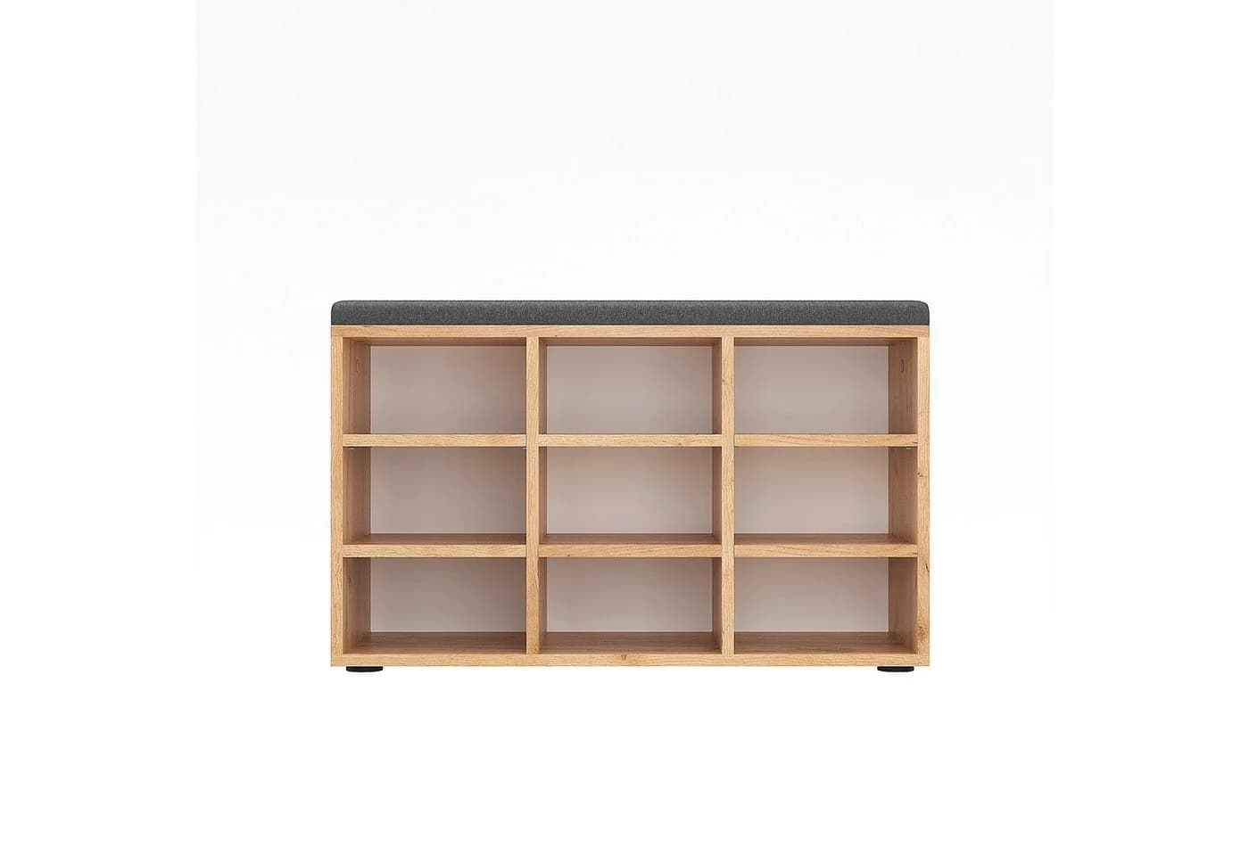 KOMTO Schuhbank Sofia 80x50x30 cm Honig Eiche - Bild 5