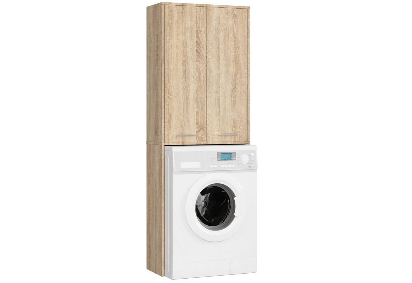 Milord FURNITURE Waschmaschinenumbauschrank 2-Türig Beige - Bild 2