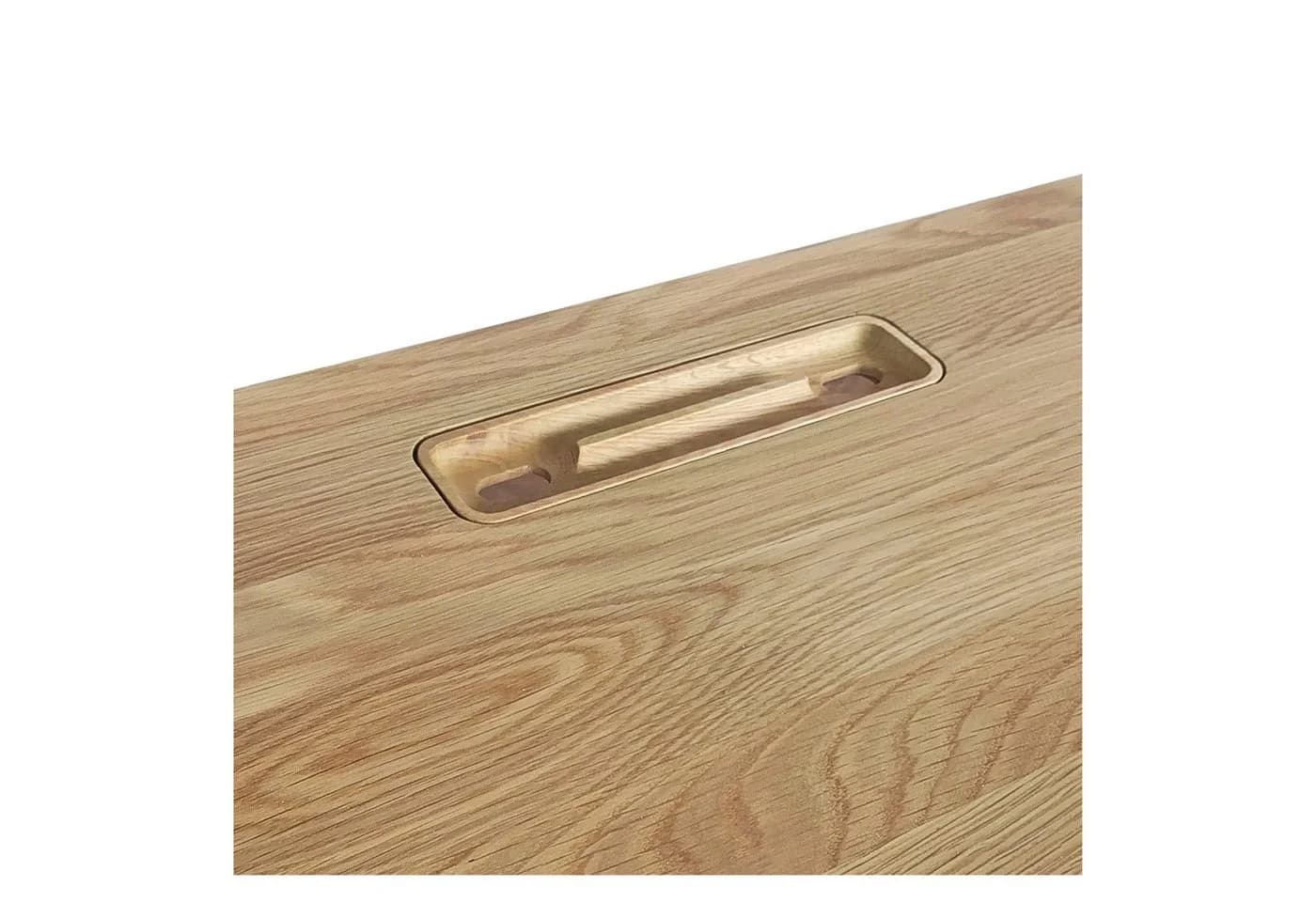 Woodek Design Schreibtisch FRANZ Massiv Eiche Beige Soft-Close - Bild 5