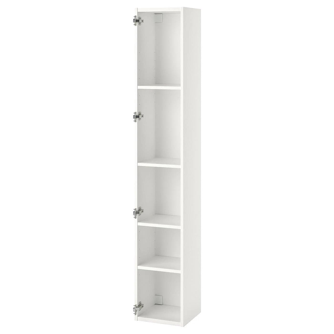 IKEA ENHET Hochschrank 4 Böden Weiß