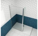 Duschparadies Walk-in-Dusche 200cm 8mm ESG-Sicherheitsglas Easyclean Bild 3